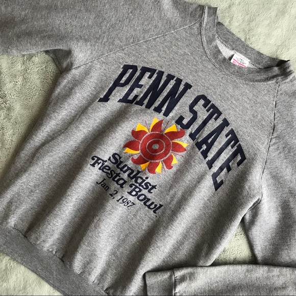 Vintage Tops - VTG 80s Penn State Sunkist Graphic Sweatshirt